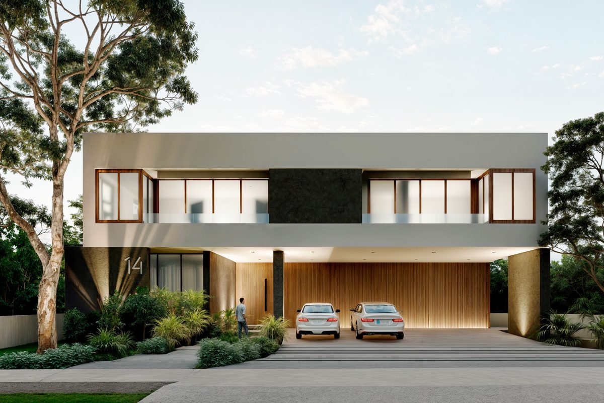 01 Caleido Estudio – Arquitectura – Country Club – Fachada Frontal – Mérida Yucatán