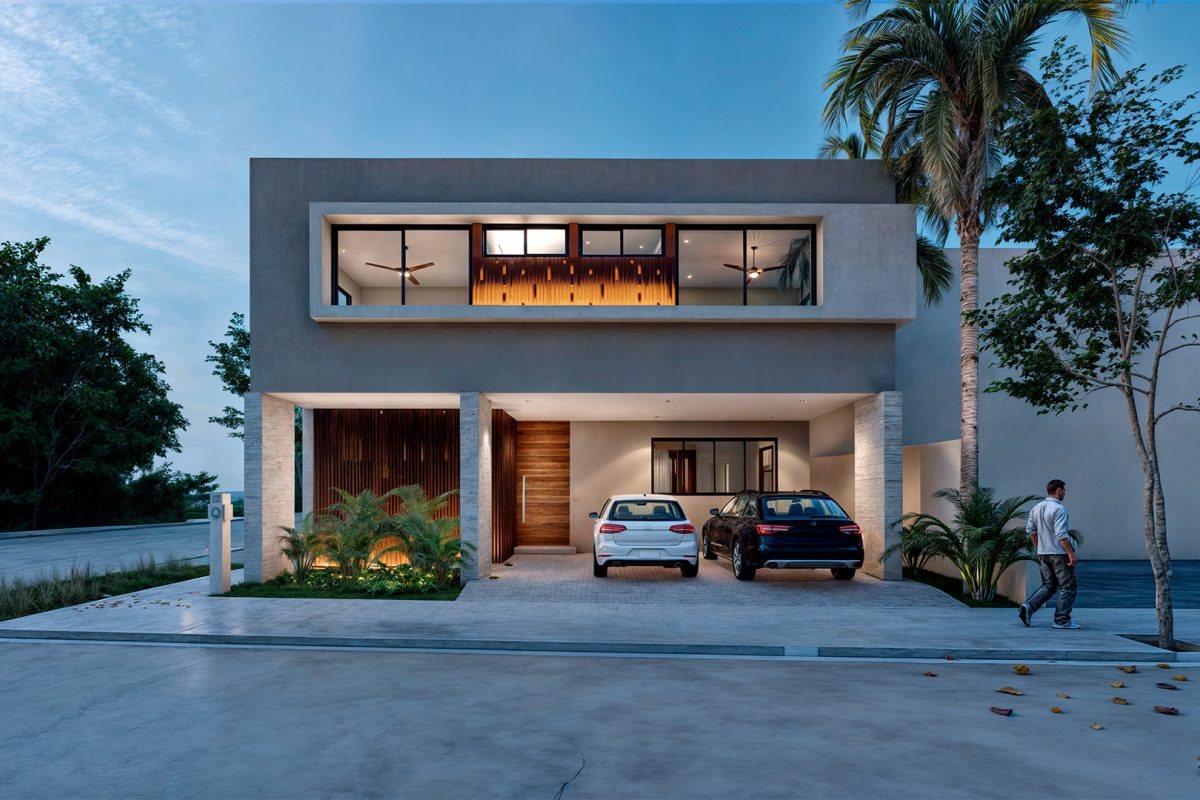 Casa Z25 Fachada Frontal – Caleido Estudio