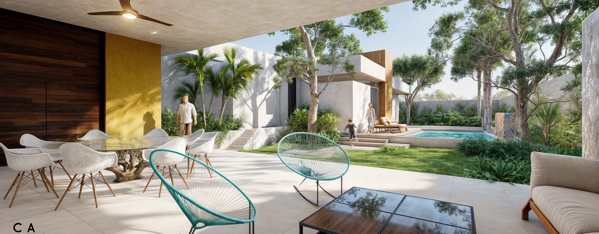 02 CASA FONZ - PATIO -PORTADA-