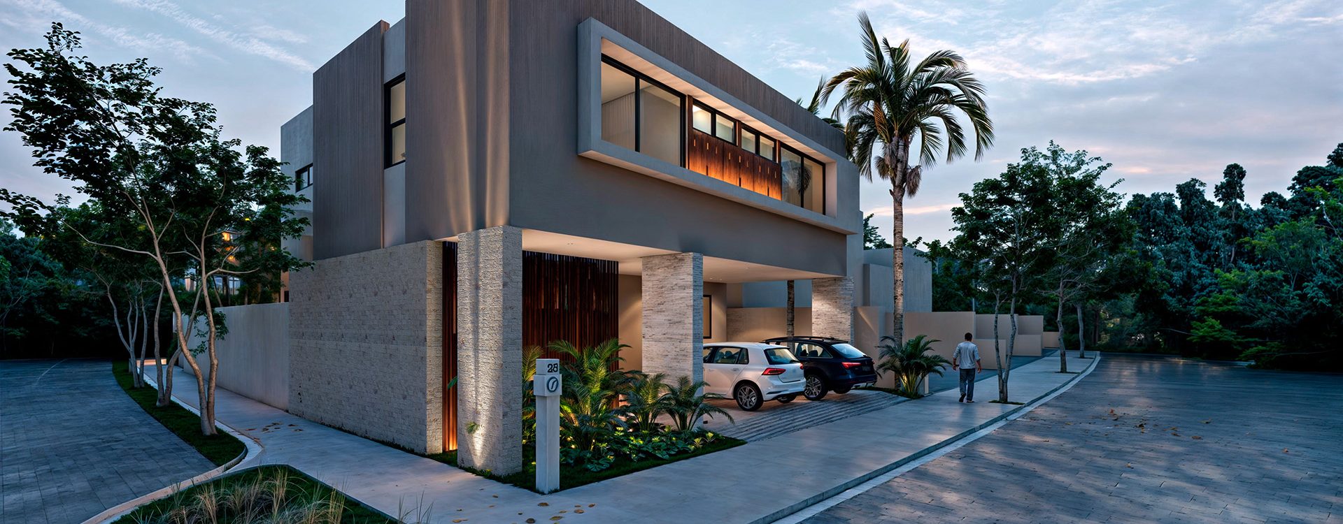 Casa Z25 Fachada Frontal 2 - Caleido Estudio