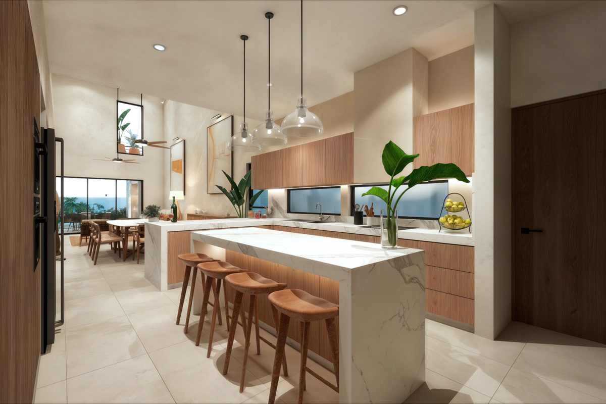 03 Caleido Estudio – Arquitectura – Casa Provincia – Interior Cocina – Mérida Yucatán