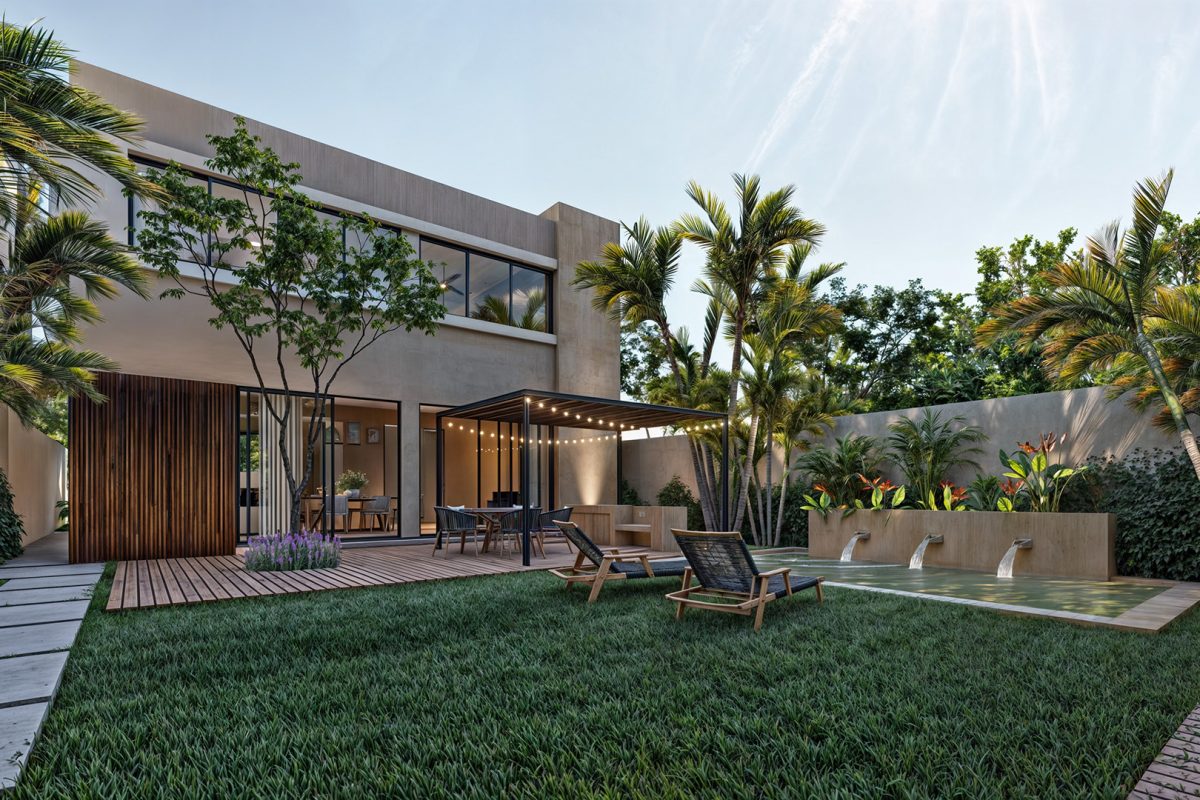 Casa Z25 Fachada Posterior 2 – Caleido Estudio