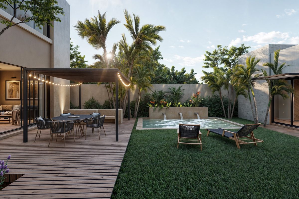 Casa Z25 Fachada Posterior – Caleido Estudio