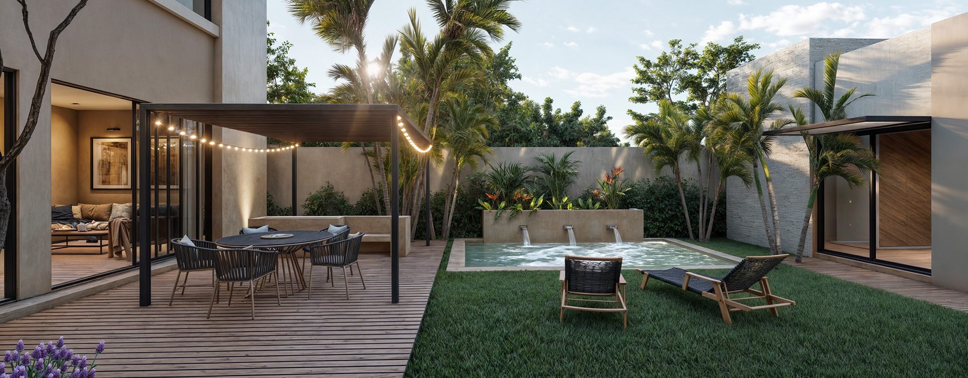 Casa Z25 Fachada Posterior - Caleido Estudio