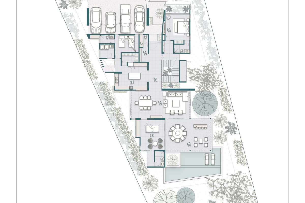 05 Caleido Estudio – Arquitectura – Country Club – Planta Baja – Mérida Yucatán