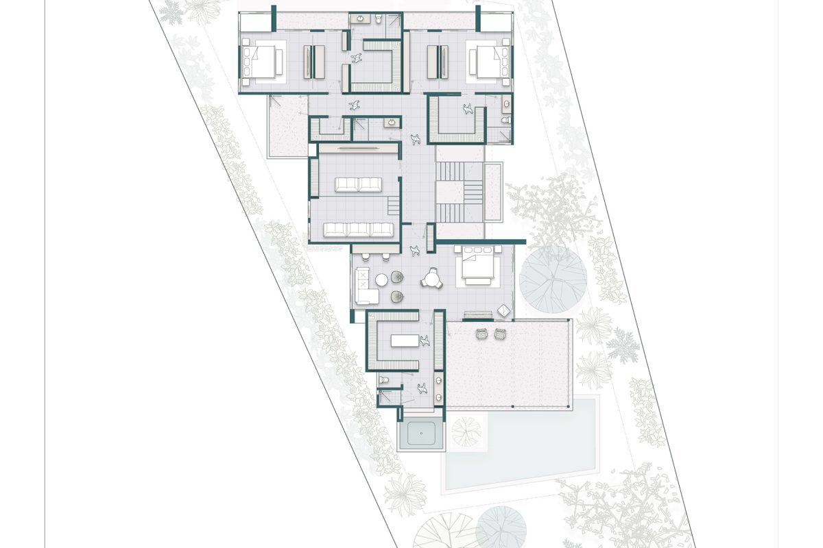 06 Caleido Estudio – Arquitectura – Country Club – Planta Alta – Mérida Yucatán