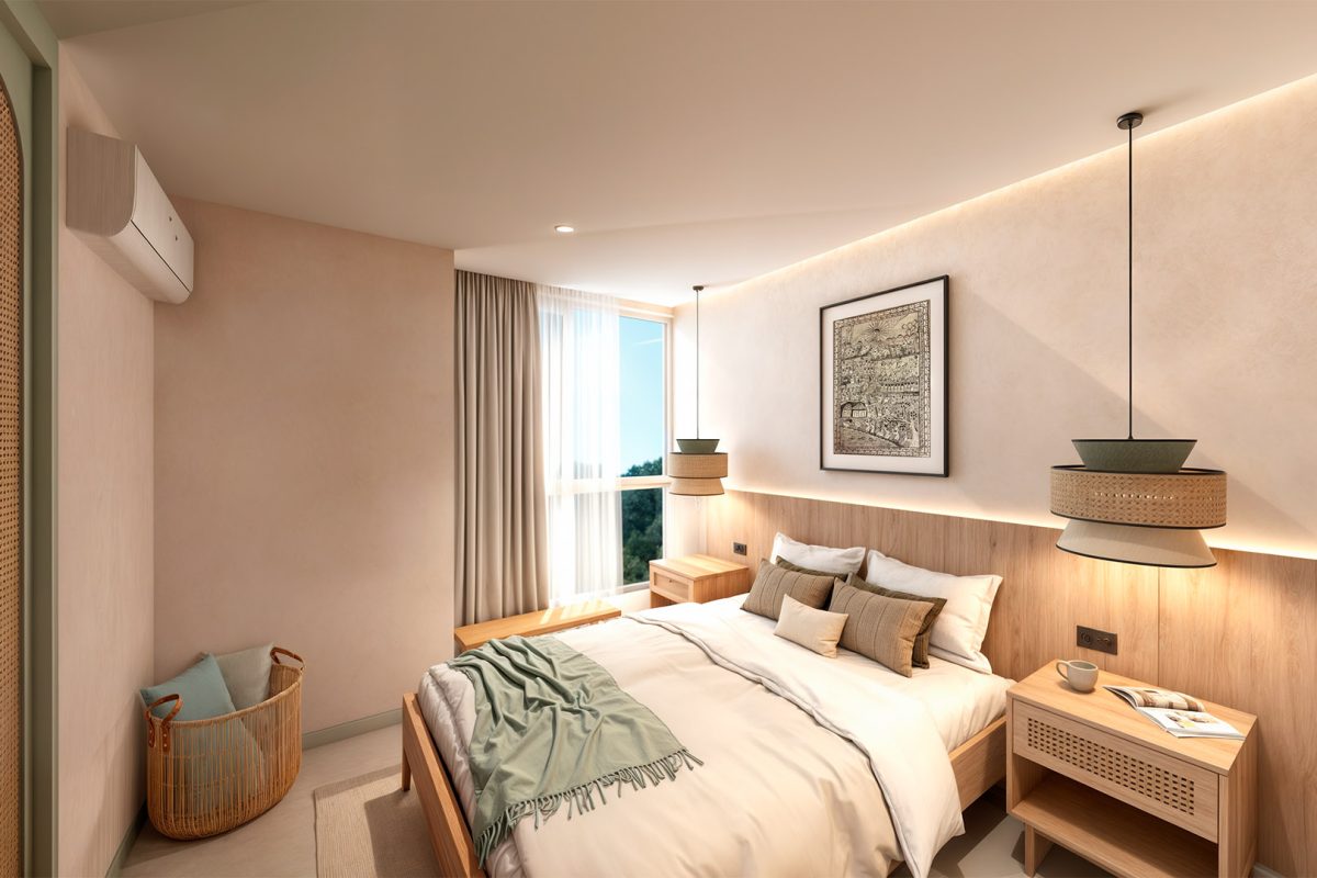 06 Caleido Estudio – Interiorismo – Departamento Acapulco – Recamara 4