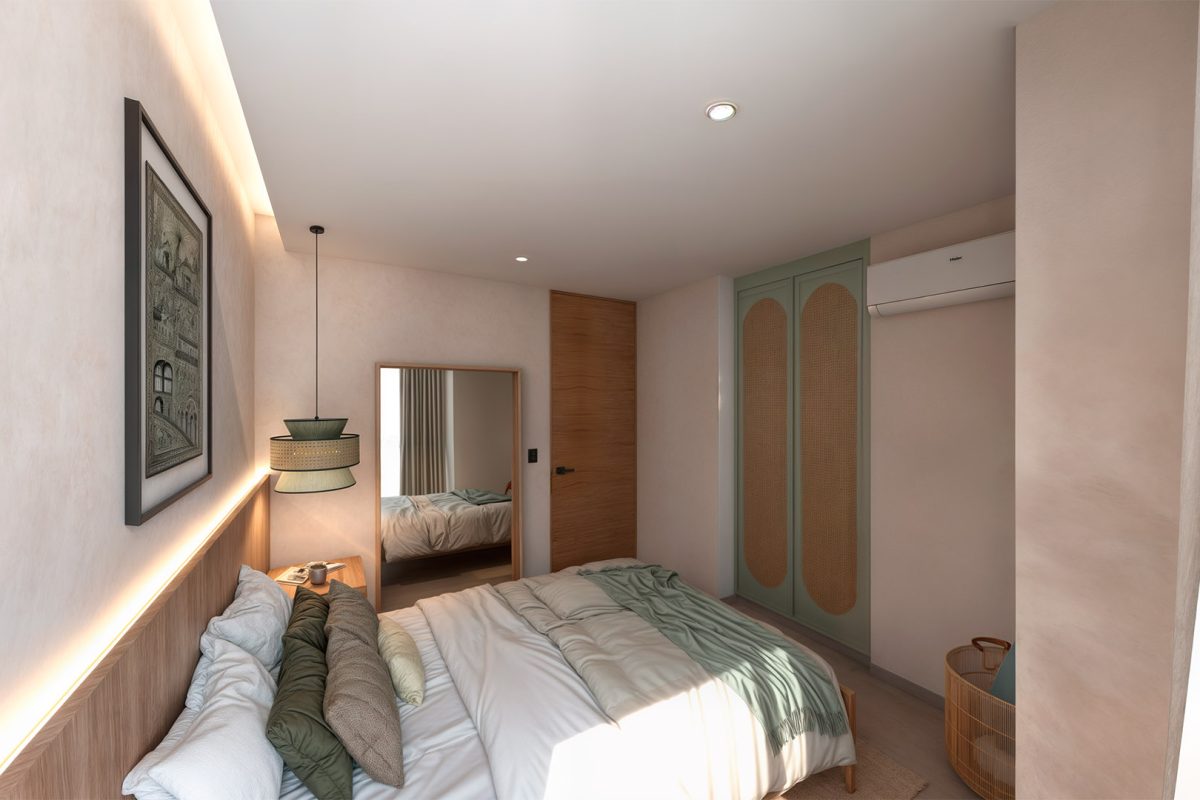 07 Caleido Estudio – Interiorismo – Departamento Acapulco – Recamara 5