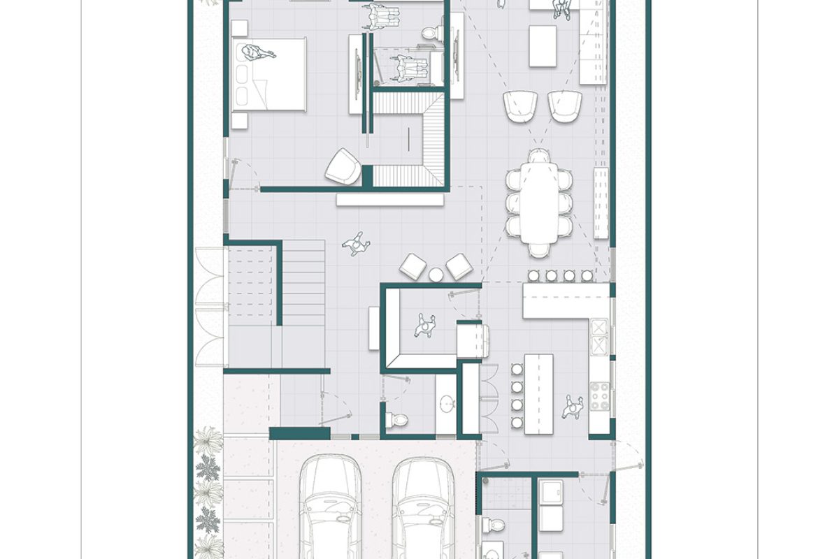08 Caleido Estudio – Arquitectura – Casa Provincia – Planta Baja – Merida Yucatan