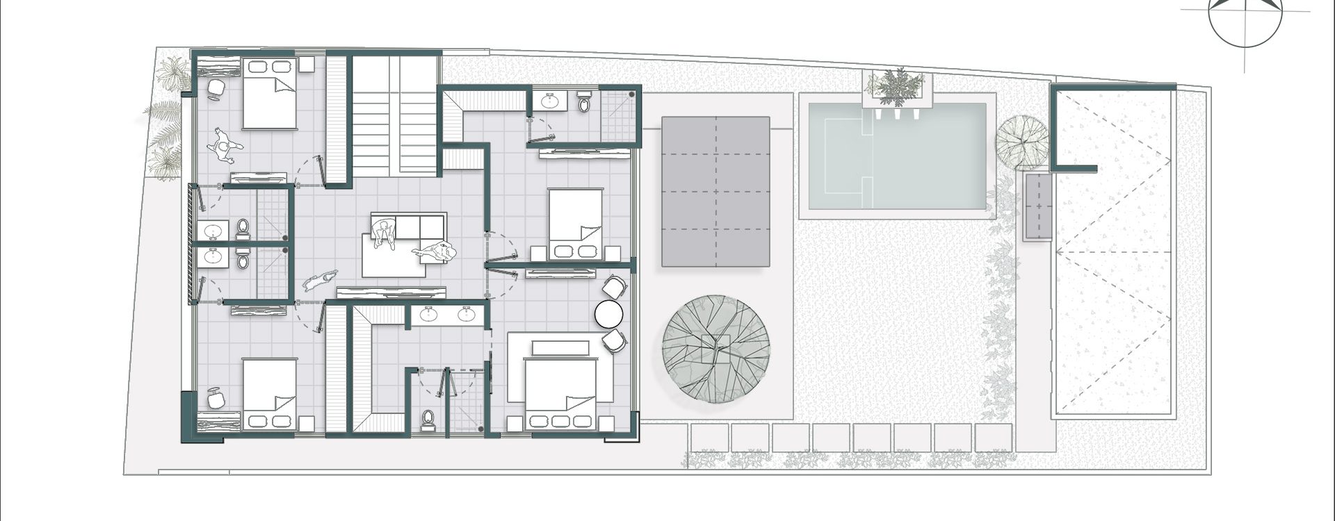 Casa Z25 Planos Planta Alta - Caleido Estudio