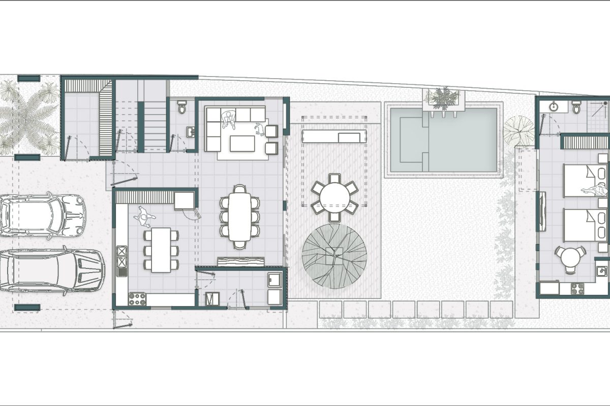 Casa Z25 Planos Planta Baja – Caleido Estudio