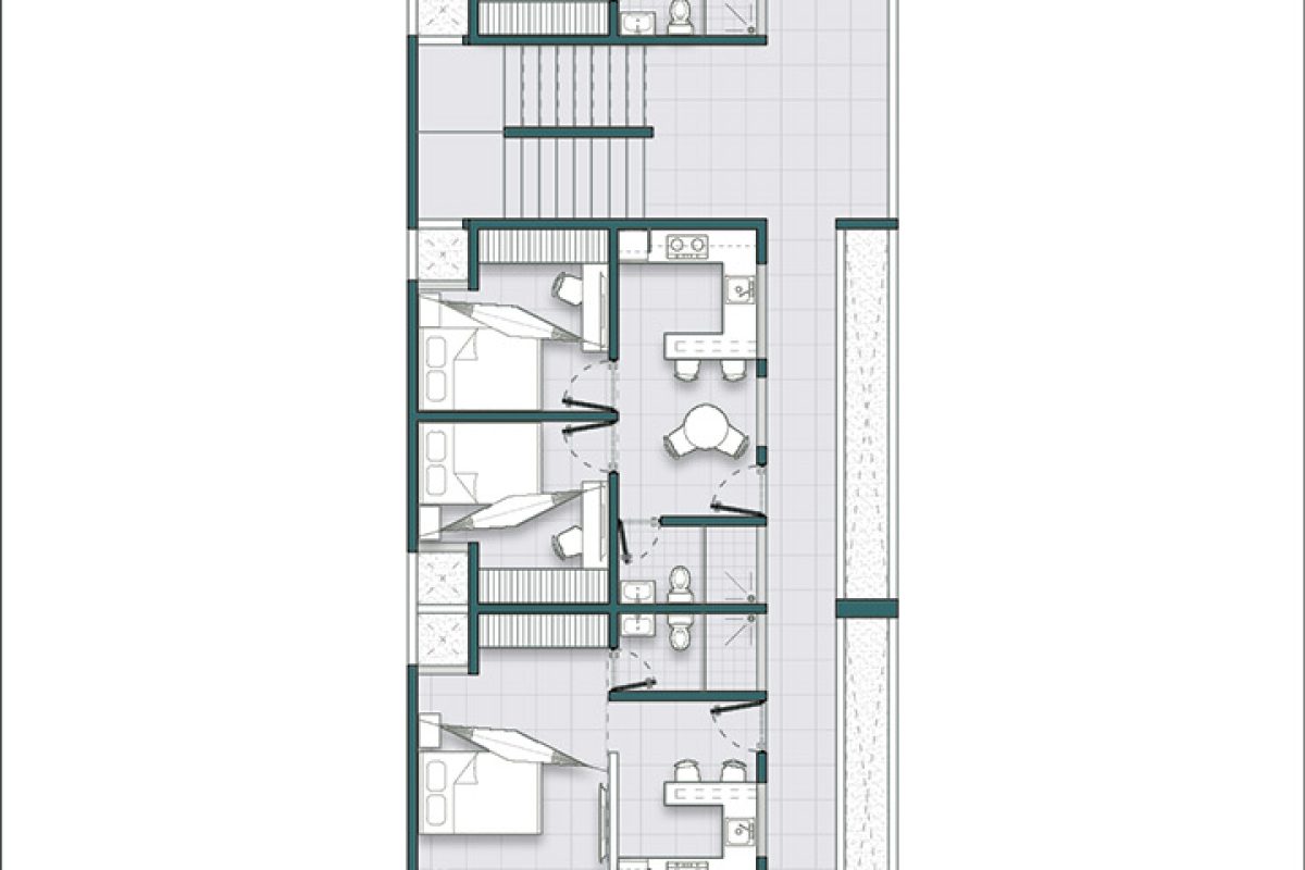 caleido arquitectura Deptos T1 – 2018 planta N1